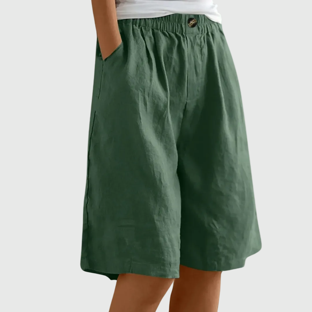 Lucas - Pantalones cortos amplios con cintura elástica