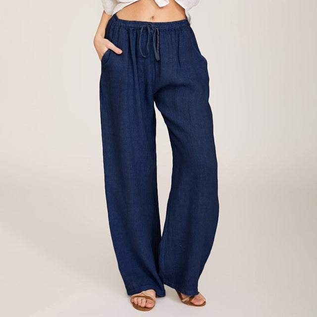 Enara - Pantalones Cómodos con Cuerda