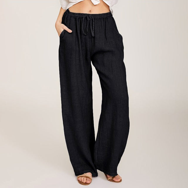 Enara - Pantalones Cómodos con Cuerda