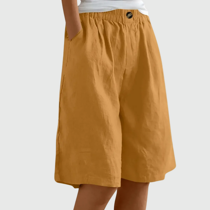 Lucas - Pantalones cortos amplios con cintura elástica