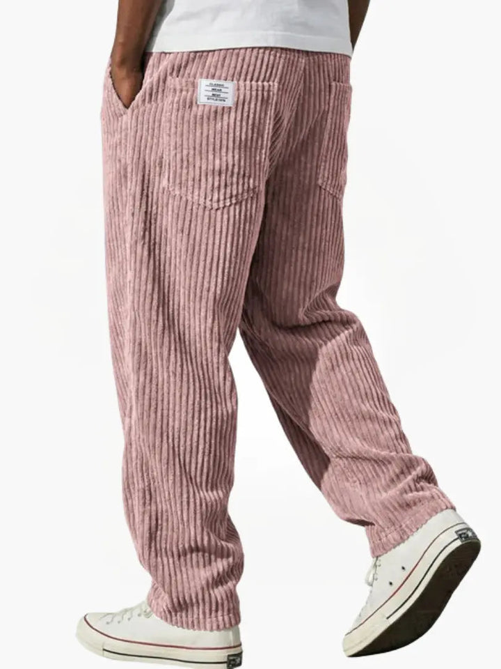 Pablo — Pantalones de pana con cintura elástica