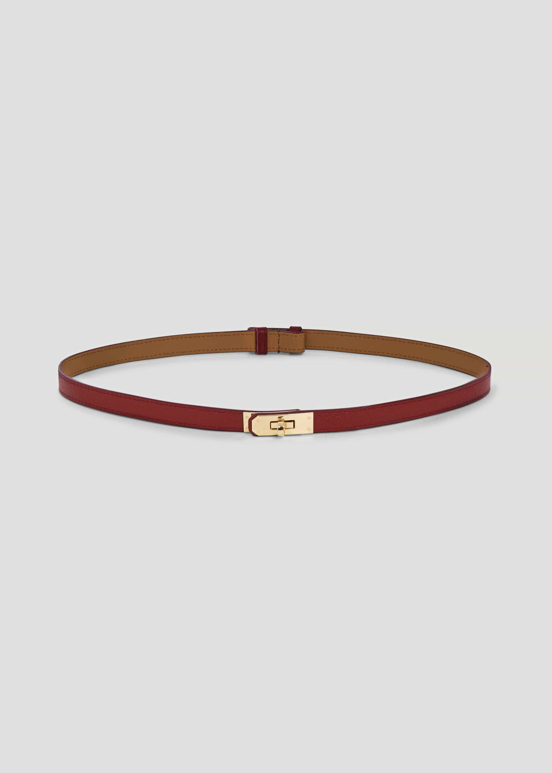 Set Eleganza Decisa | Mayfair en piel Burdeos