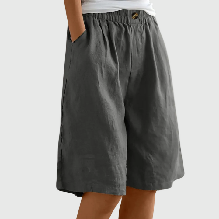 Lucas - Pantalones cortos amplios con cintura elástica