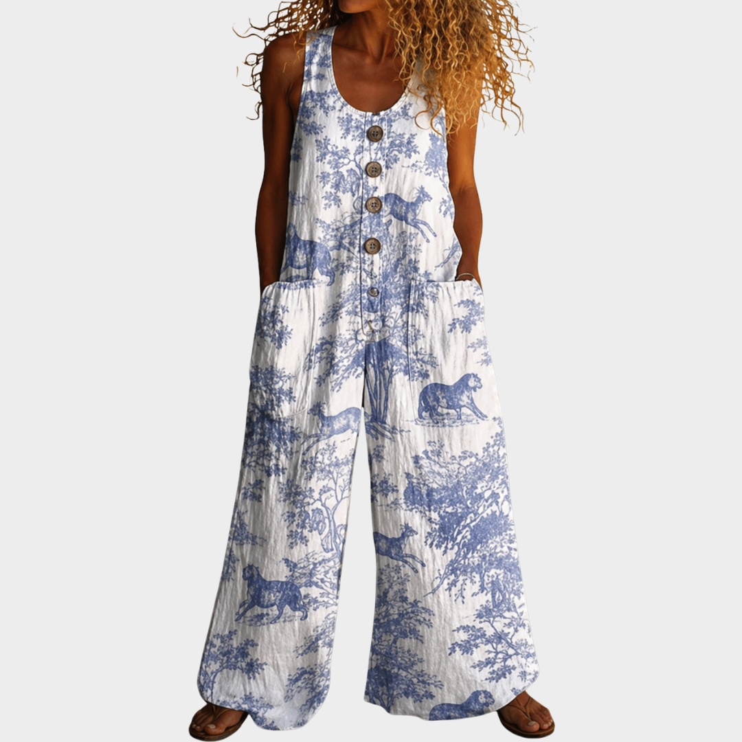 Peto estampado fluido