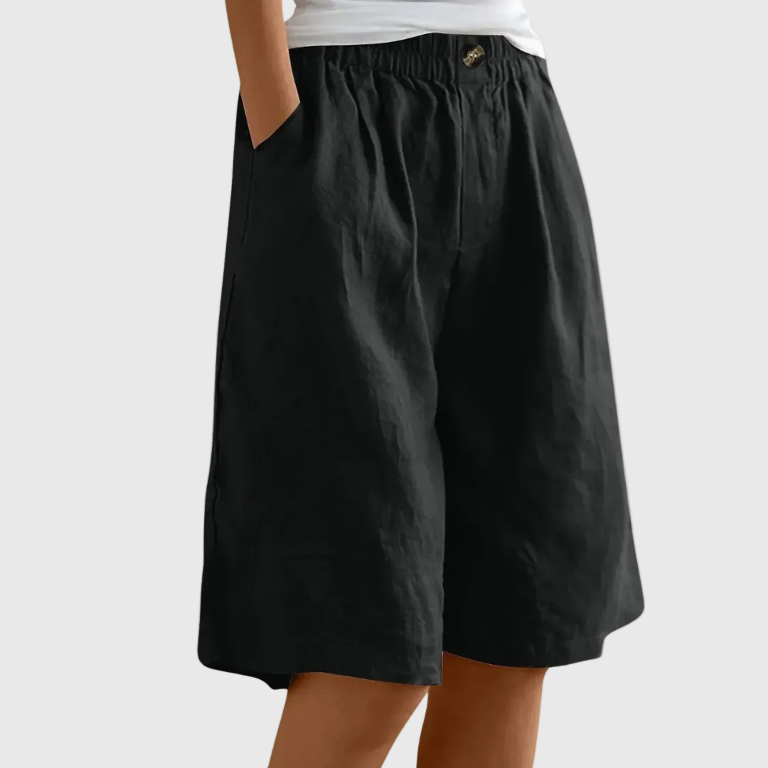 Lucas - Pantalones cortos amplios con cintura elástica