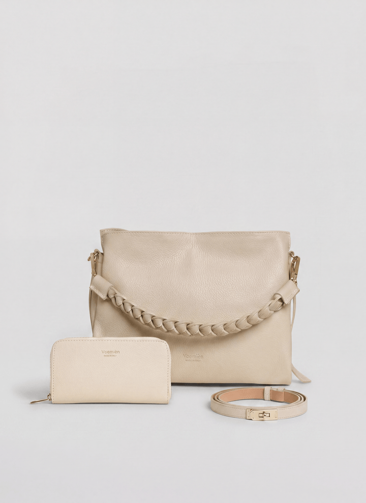 Set Braid en Piel Dollaro Crema