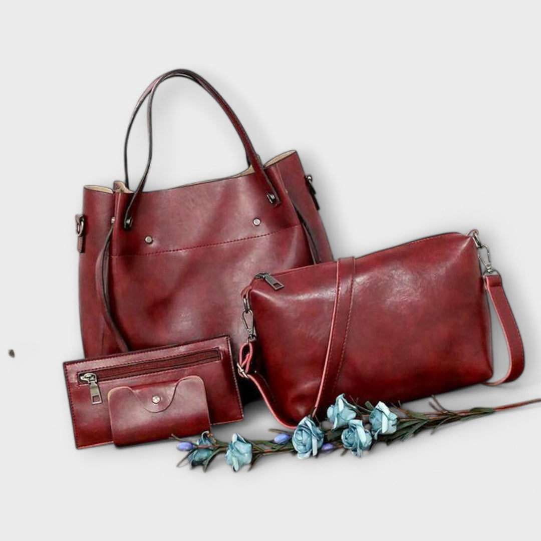 Azura - Conjunto de bolsas vintage de 4 piezas