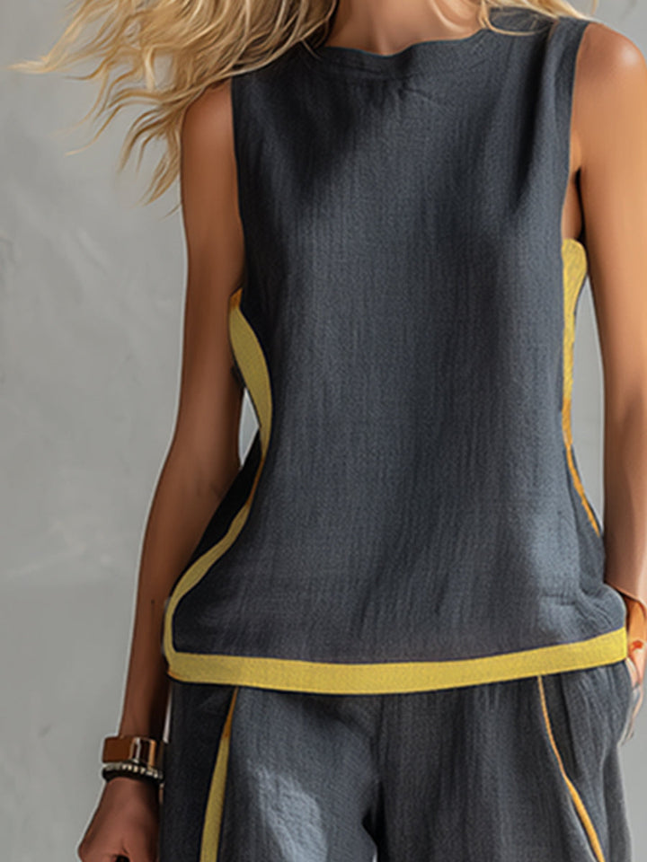 Sanea - Conjunto de Dos Piezas Casual-Chic