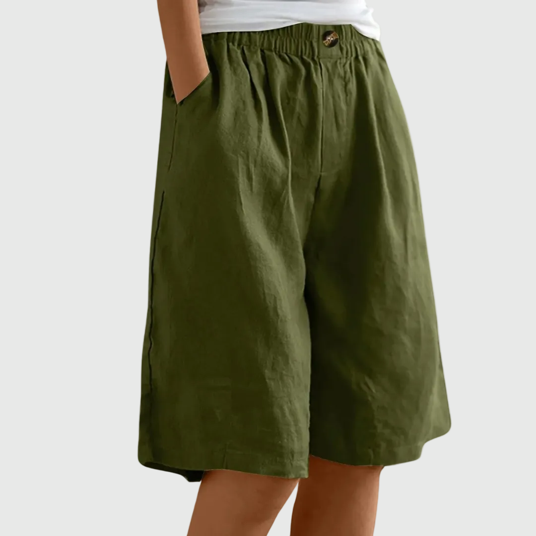 Lucas - Pantalones cortos amplios con cintura elástica