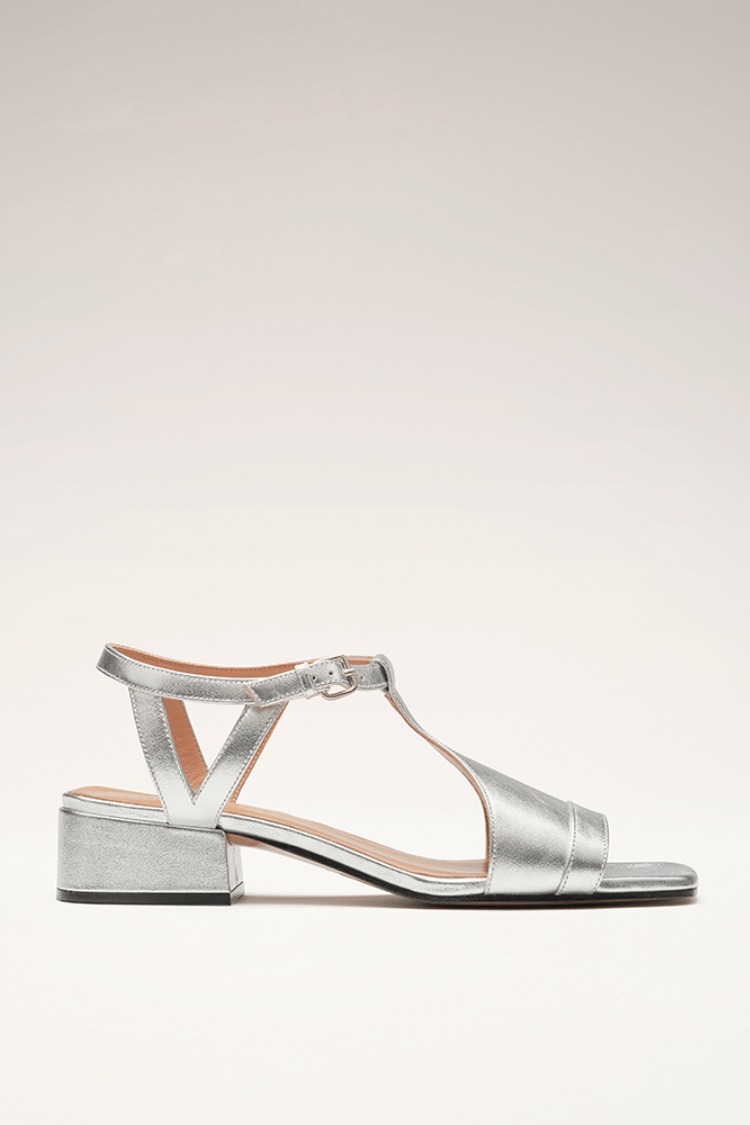 Serena – Sandalias Plateadas de Verano