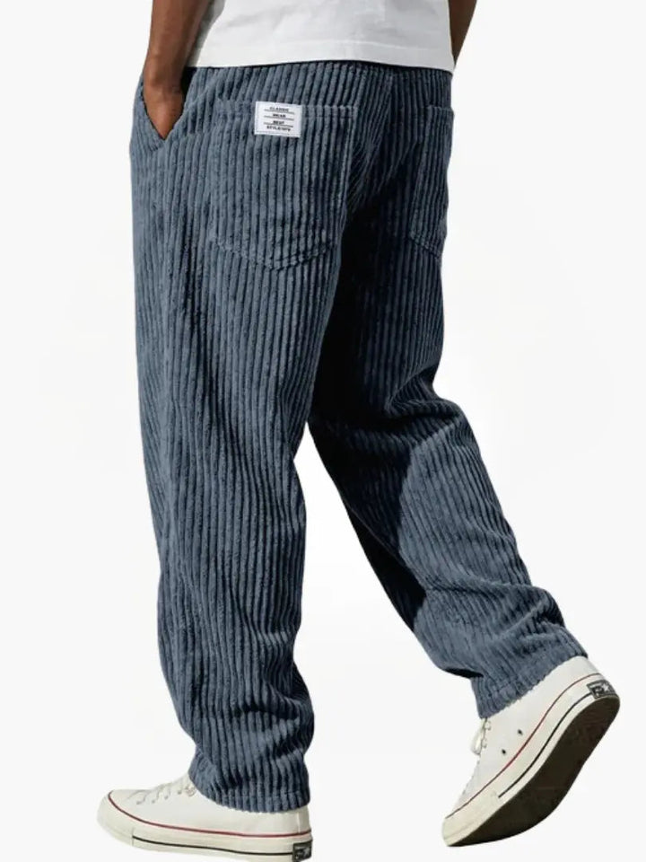 Pablo — Pantalones de pana con cintura elástica