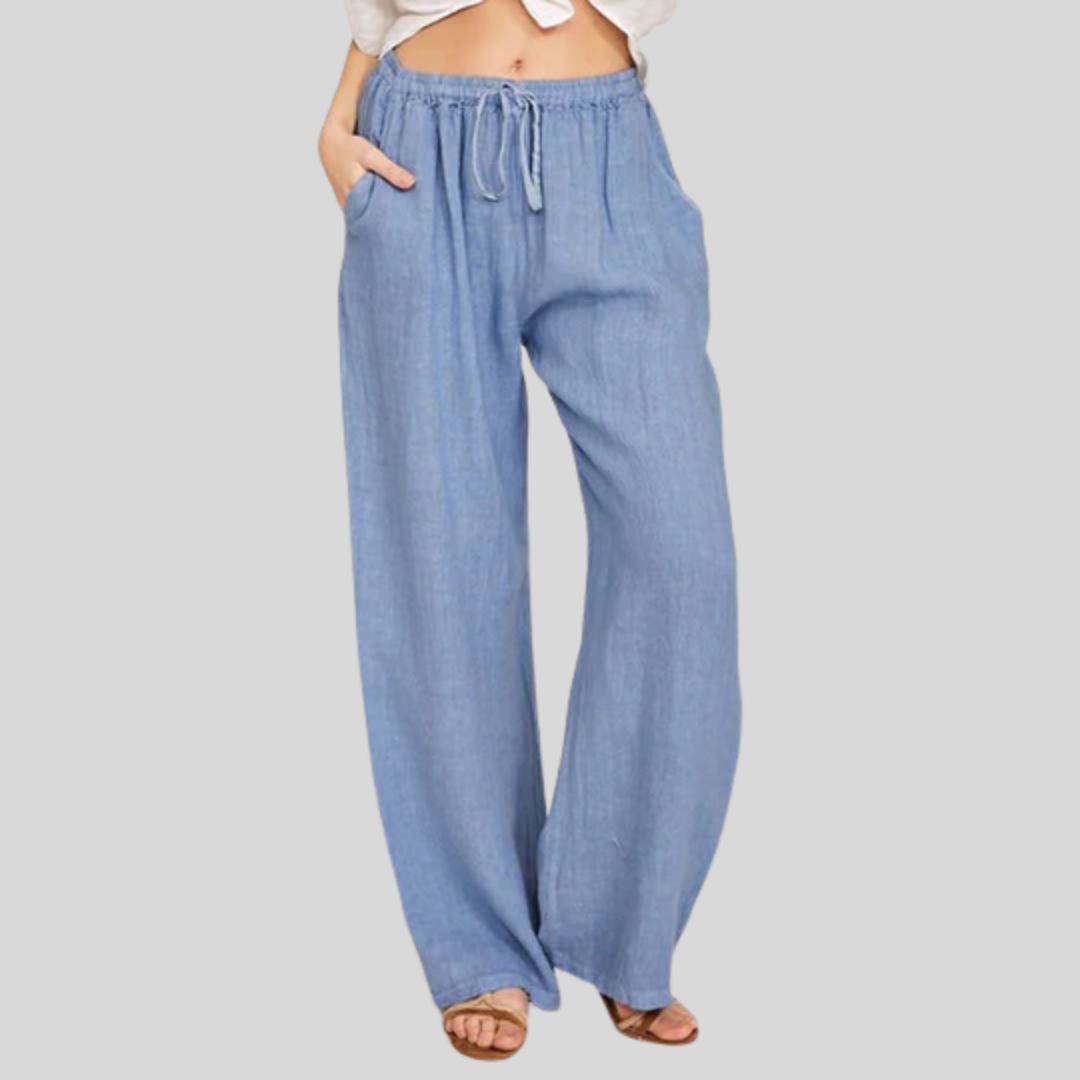 Enara - Pantalones Cómodos con Cuerda