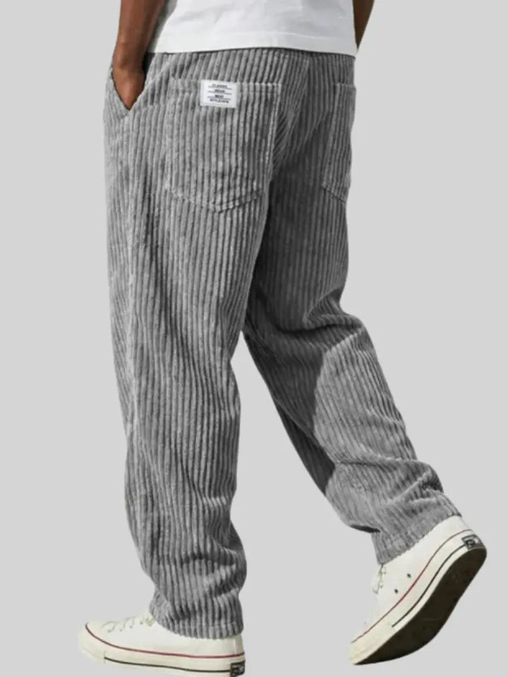 Pablo — Pantalones de pana con cintura elástica