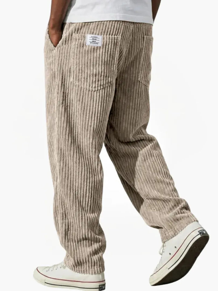 Pablo — Pantalones de pana con cintura elástica