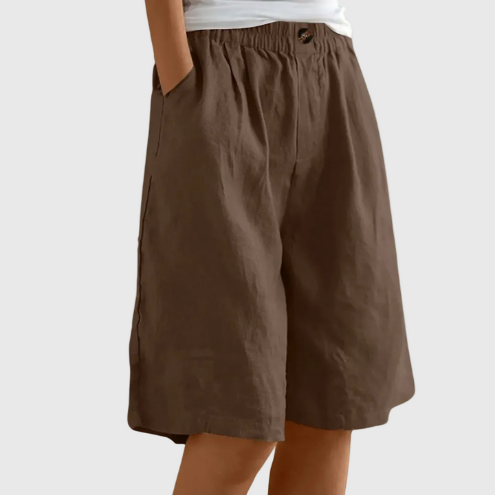 Lucas - Pantalones cortos amplios con cintura elástica