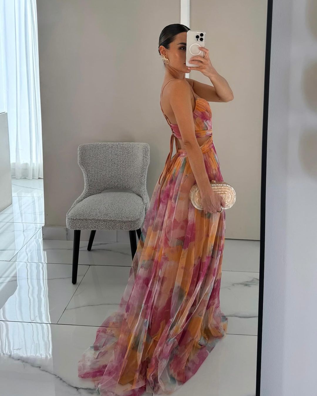 Giselle – Vestido largo floral