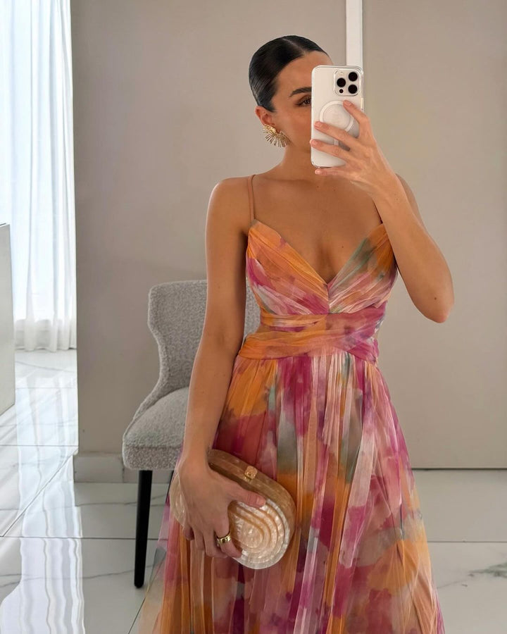 Giselle – Vestido largo floral