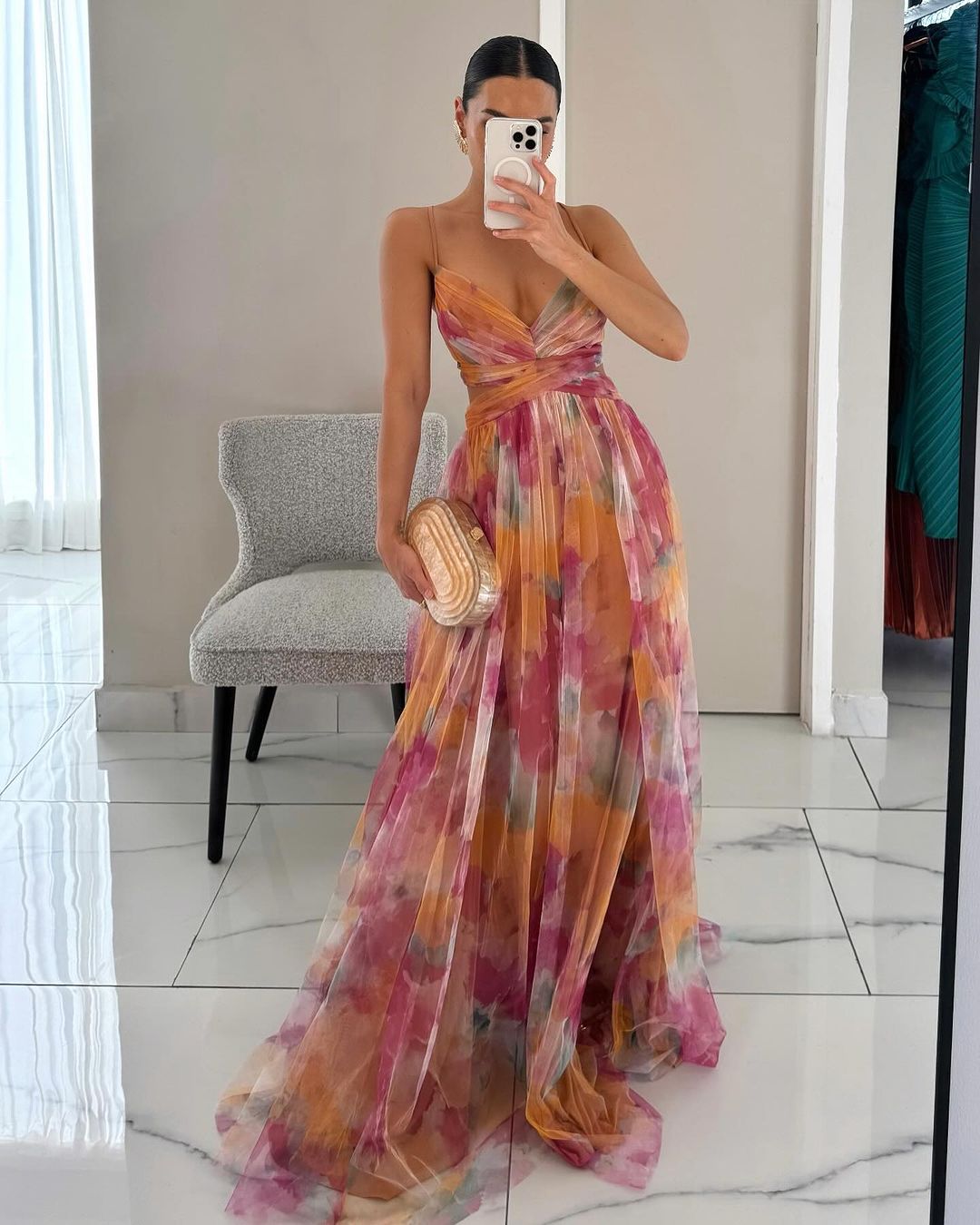 Giselle – Vestido largo floral