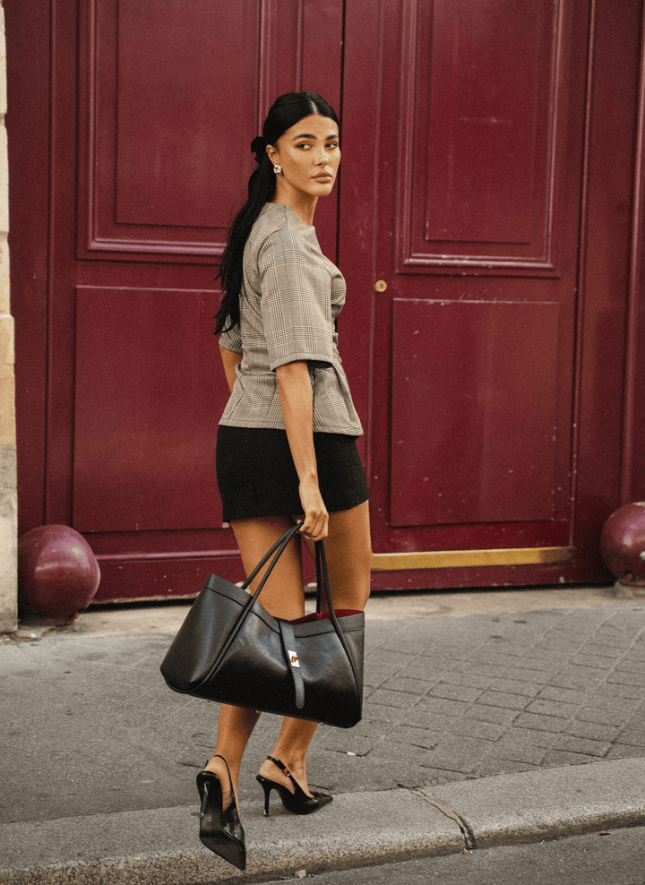 Set Trabajo diario | Mayfair en piel negra