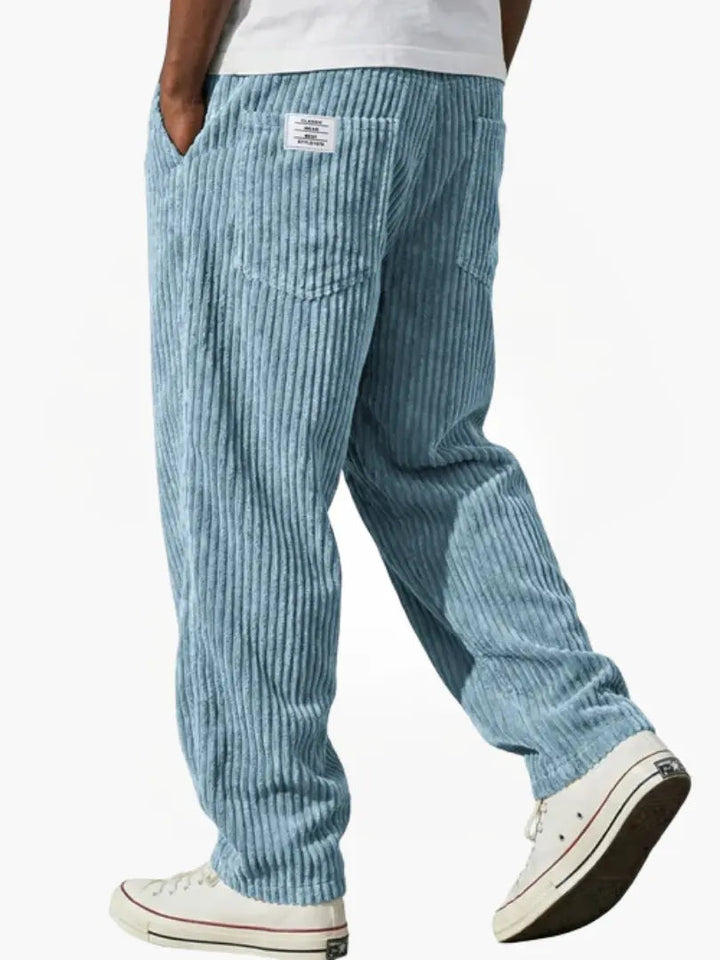 Pablo — Pantalones de pana con cintura elástica