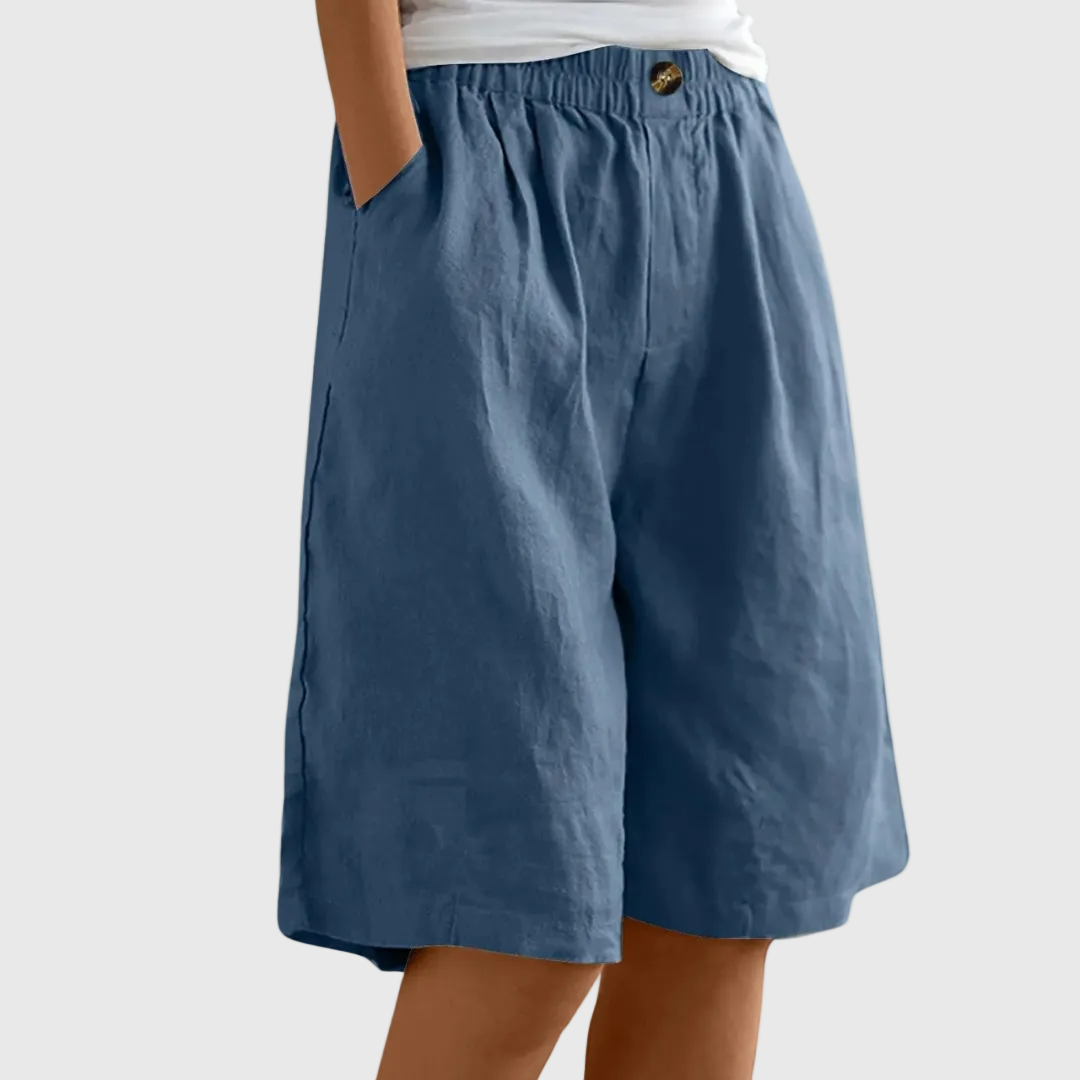 Lucas - Pantalones cortos amplios con cintura elástica