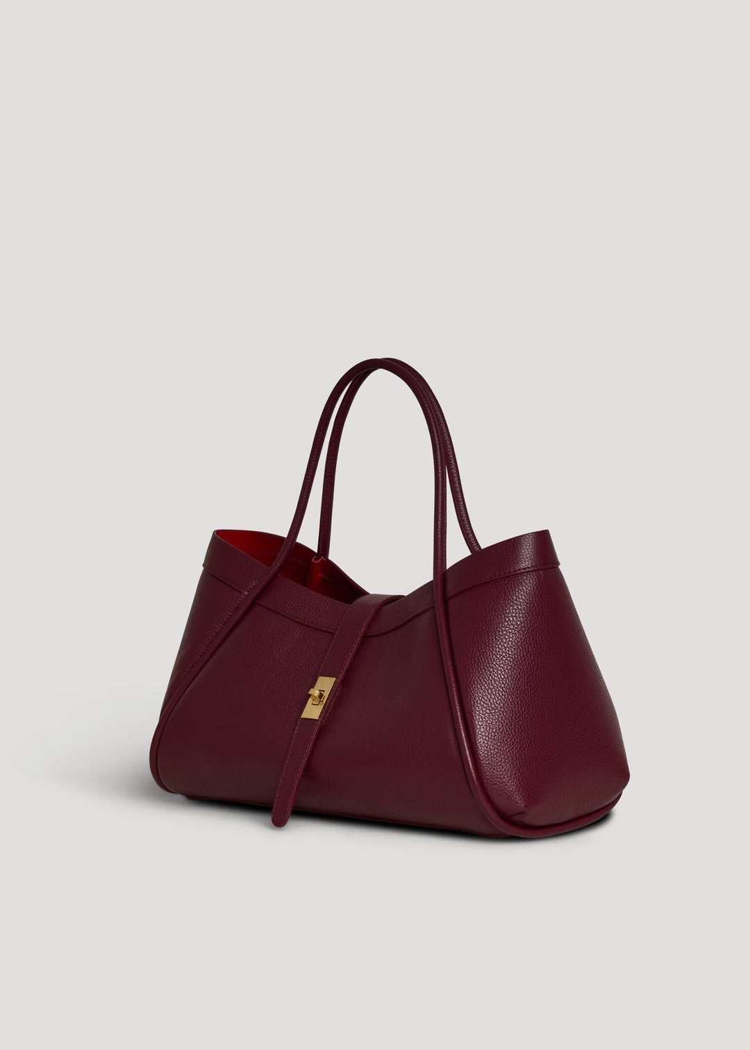 Set Eleganza Decisa | Mayfair en piel Burdeos