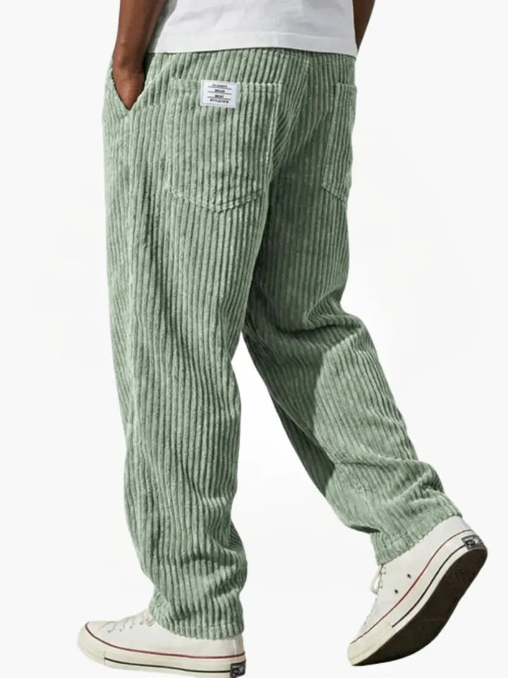 Pablo — Pantalones de pana con cintura elástica