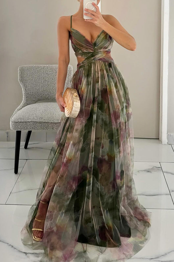 Giselle – Vestido largo floral