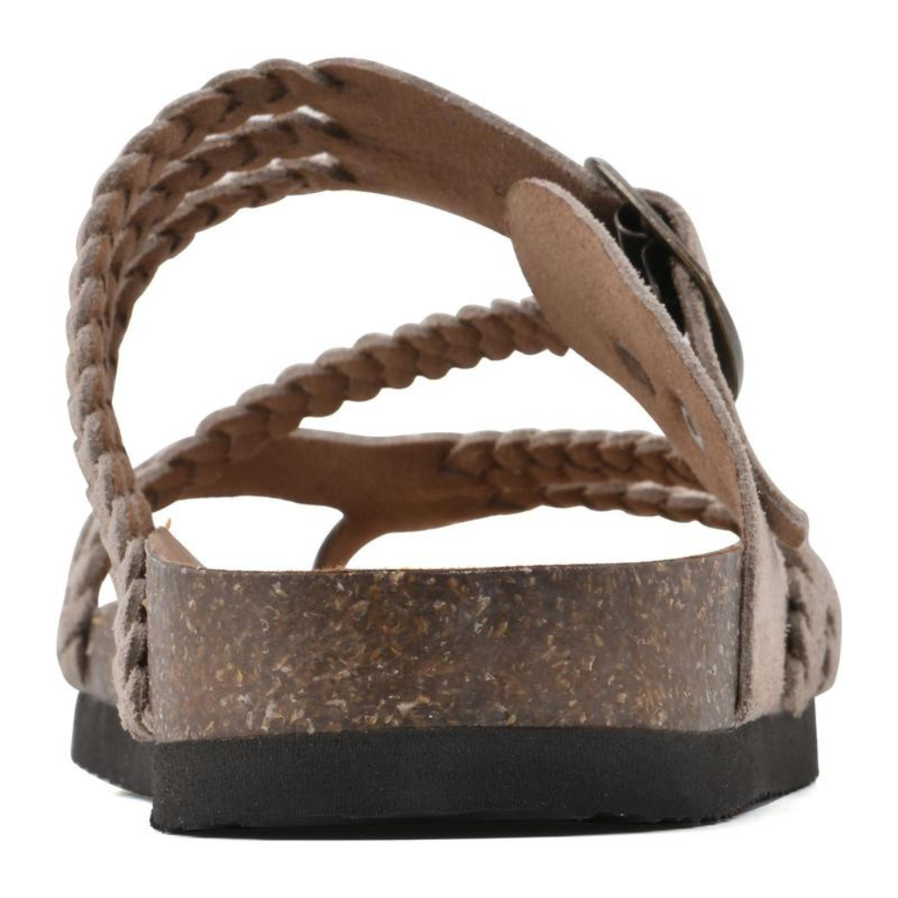 Beatriz – Sandalias trenzadas marrones