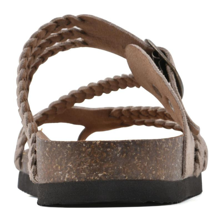 Beatriz – Sandalias trenzadas marrones