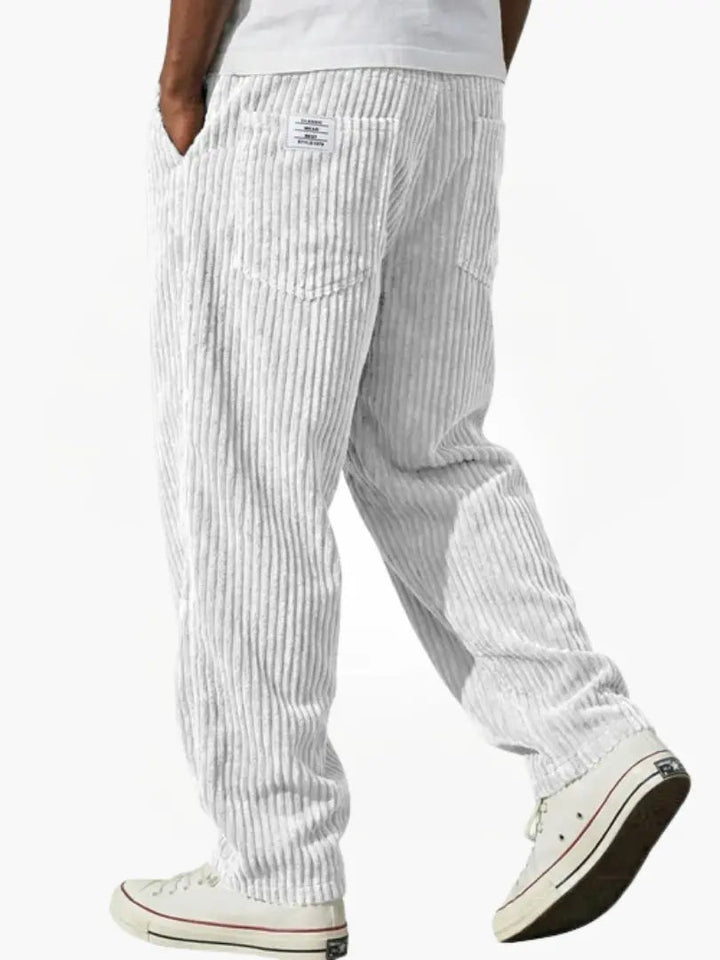 Pablo — Pantalones de pana con cintura elástica