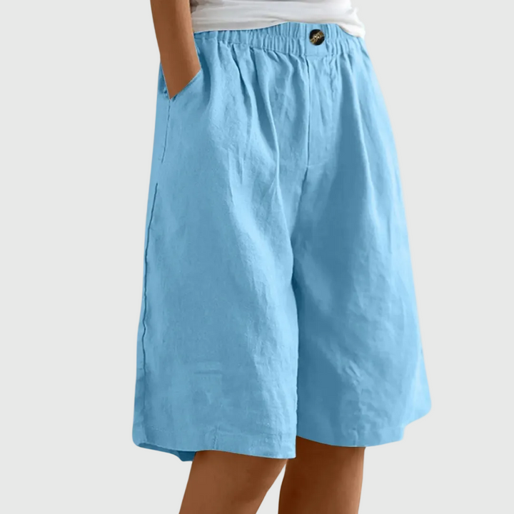 Lucas - Pantalones cortos amplios con cintura elástica