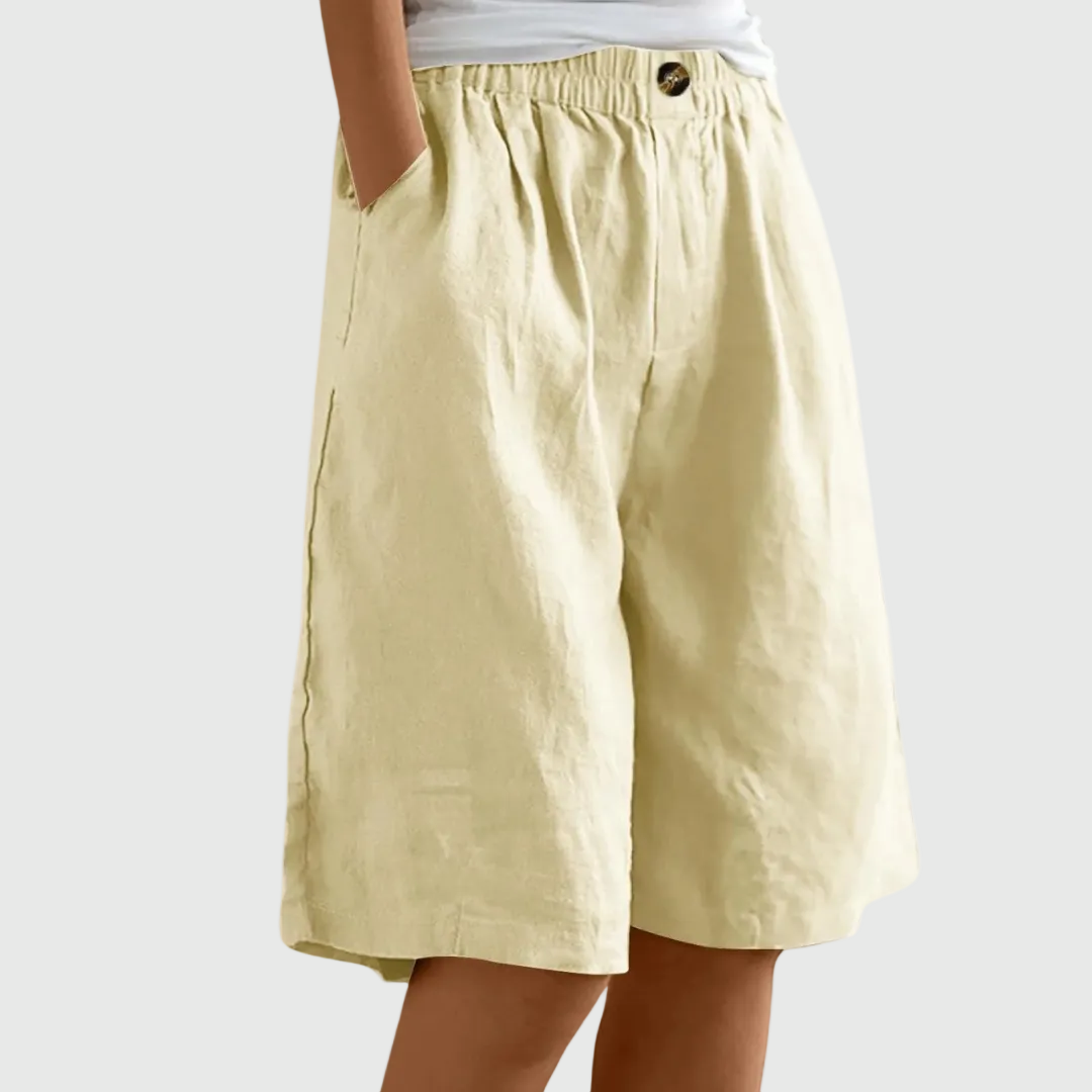 Lucas - Pantalones cortos amplios con cintura elástica