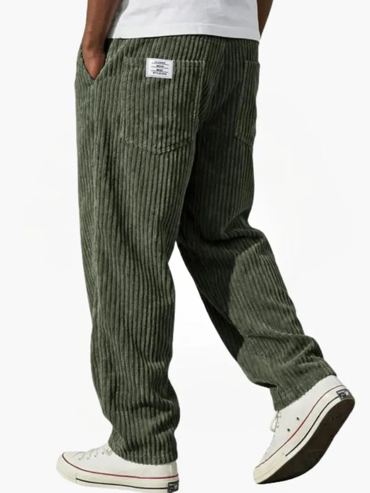 Pablo — Pantalones de pana con cintura elástica
