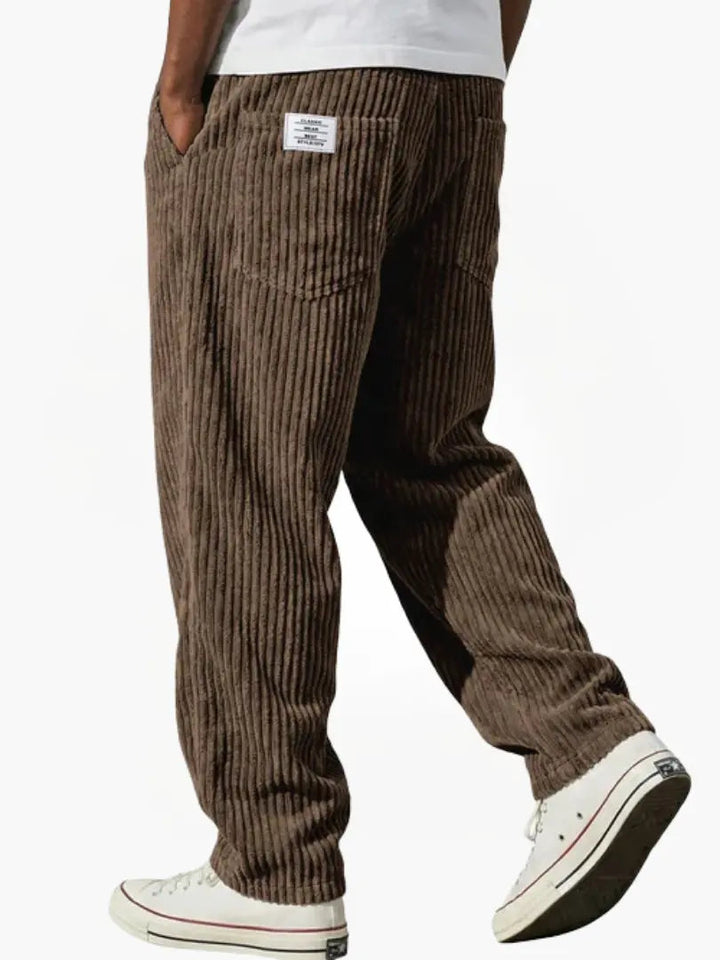 Pablo — Pantalones de pana con cintura elástica