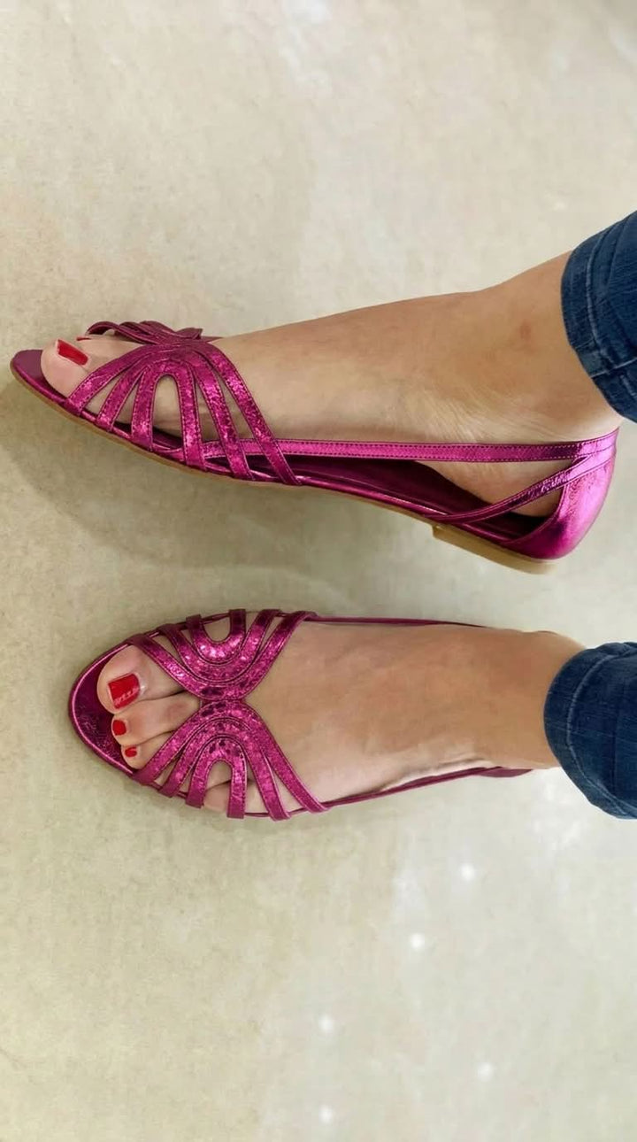 Eleonora – Sandalias Doradas Luz de Verano
