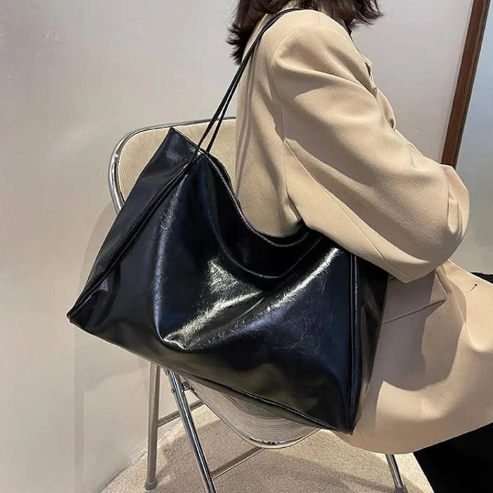 Patricia™ | Bolsa de Cuero Brillante