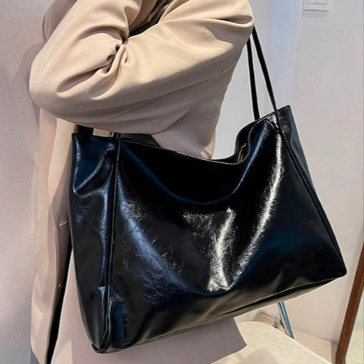 Patricia™ | Bolsa de Cuero Brillante