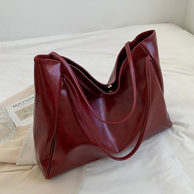 Patricia™ | Bolsa de Cuero Brillante