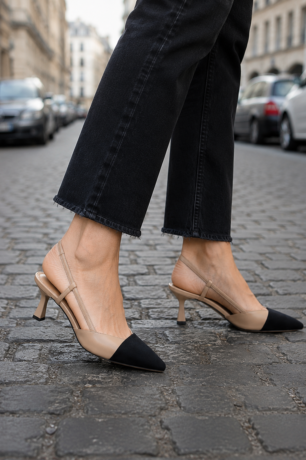 Bianca – Zapato de Tacón Abierto Elegante