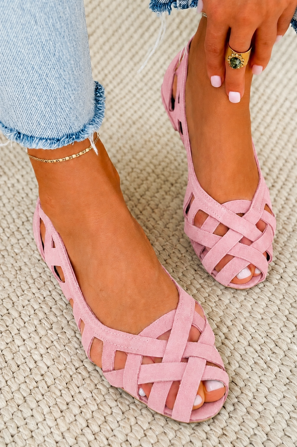 Azzurra – Sandalias Trenzadas Vivaces