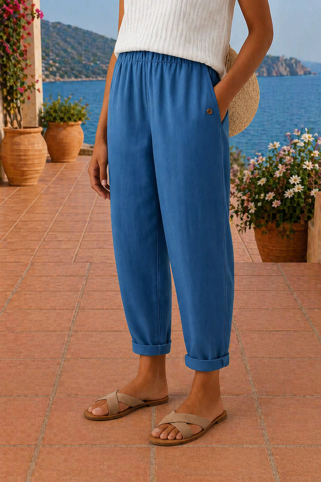 Mateo — Pantalones ligeros de lino