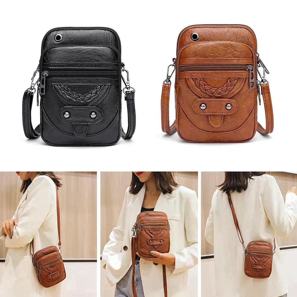 Laura™ | Bolso de Cuero Estructurado