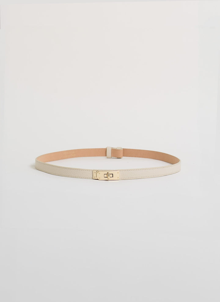 Set Bamboo Babe de piel y rafia crema