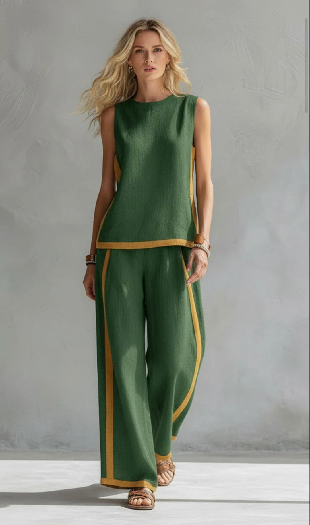 Sanea - Conjunto de Dos Piezas Casual-Chic