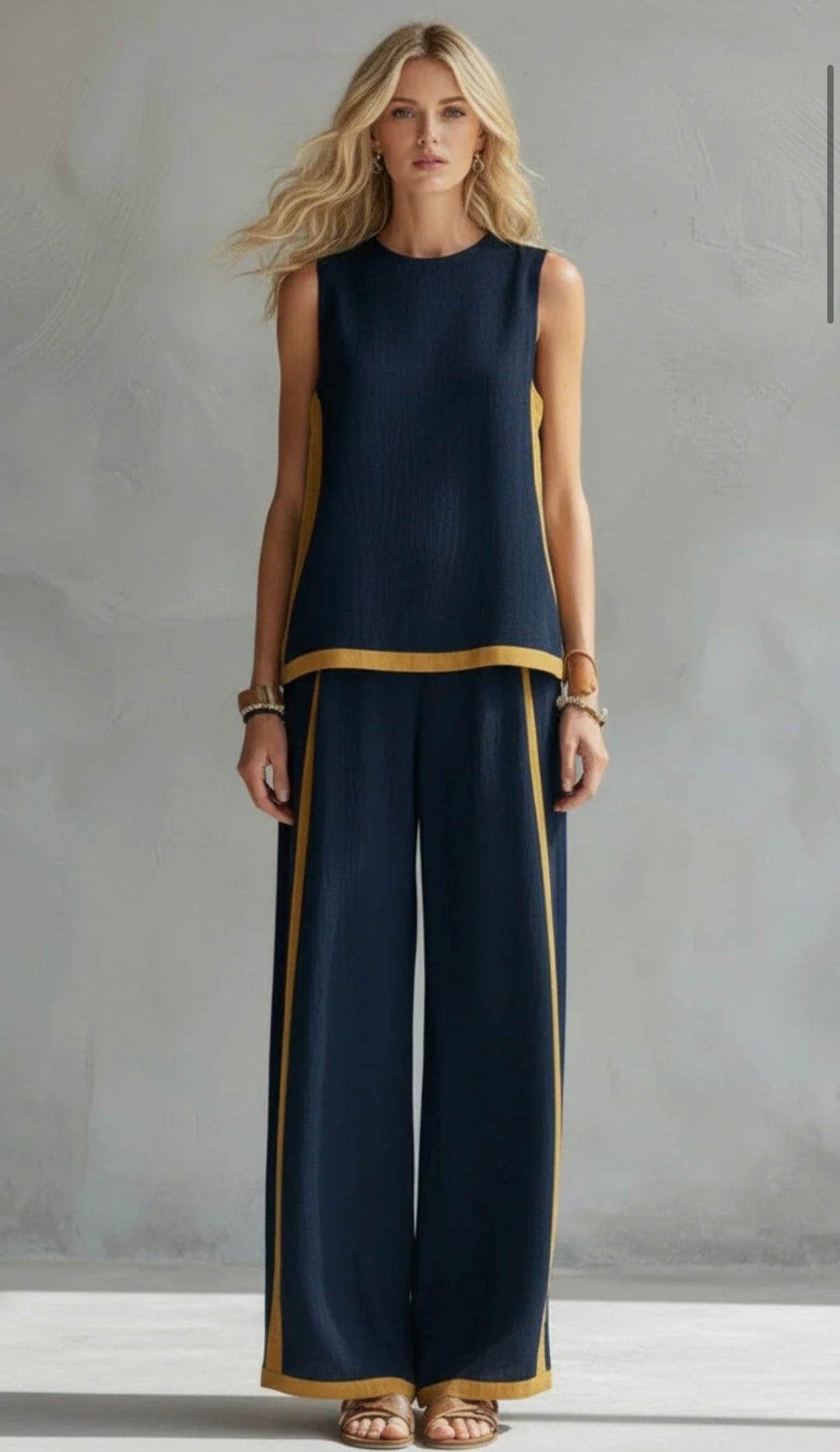 Sanea - Conjunto de Dos Piezas Casual-Chic