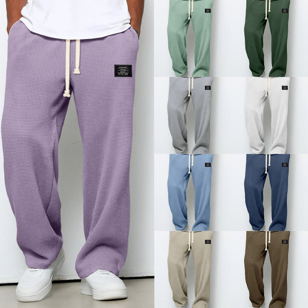 Lucas — Pantalones de punto texturizado