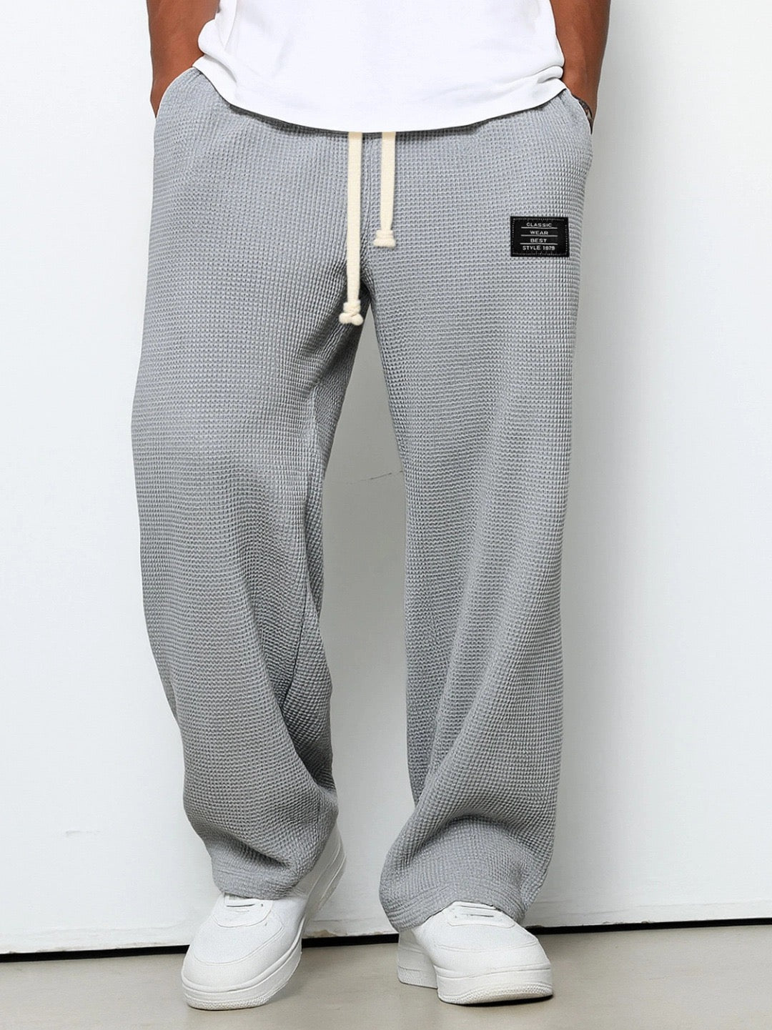 Lucas — Pantalones de punto texturizado
