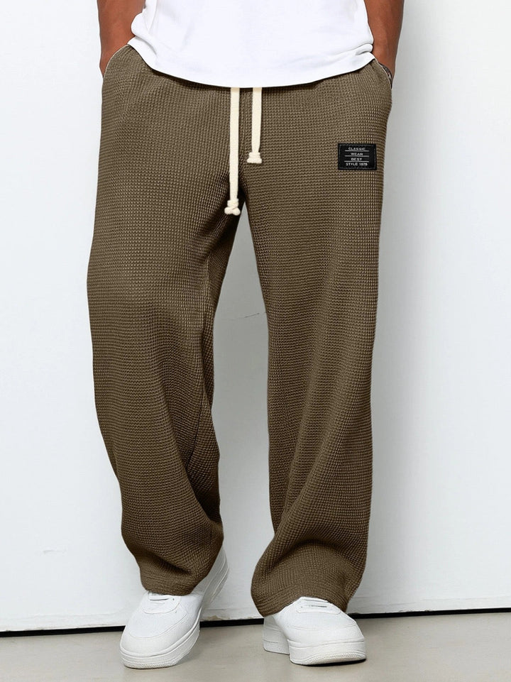 Lucas — Pantalones de punto texturizado