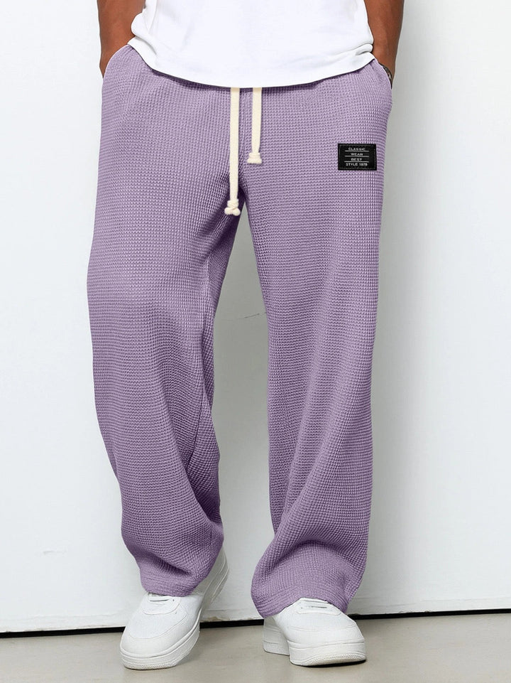 Lucas — Pantalones de punto texturizado